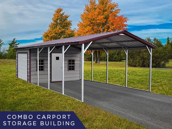 Metal RV Garage Carport